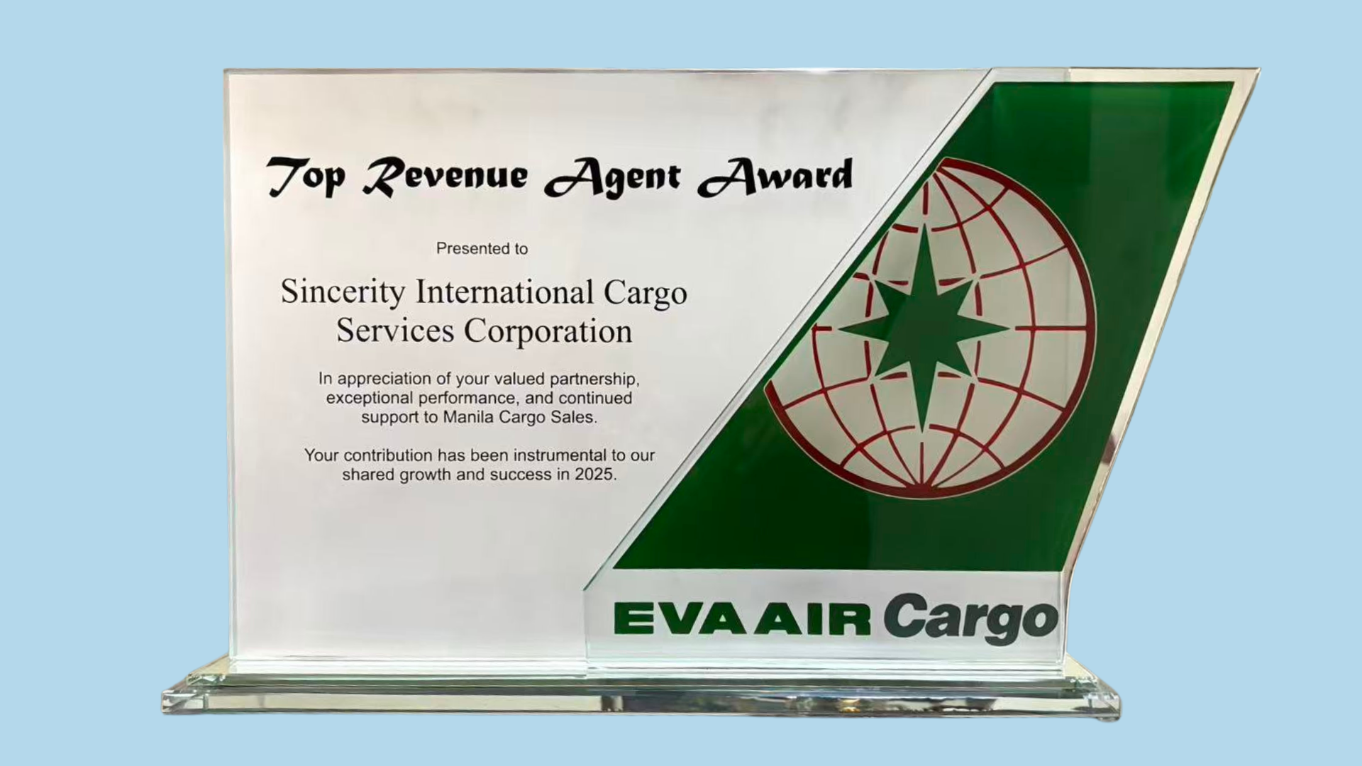 EVA Air Cargo Award