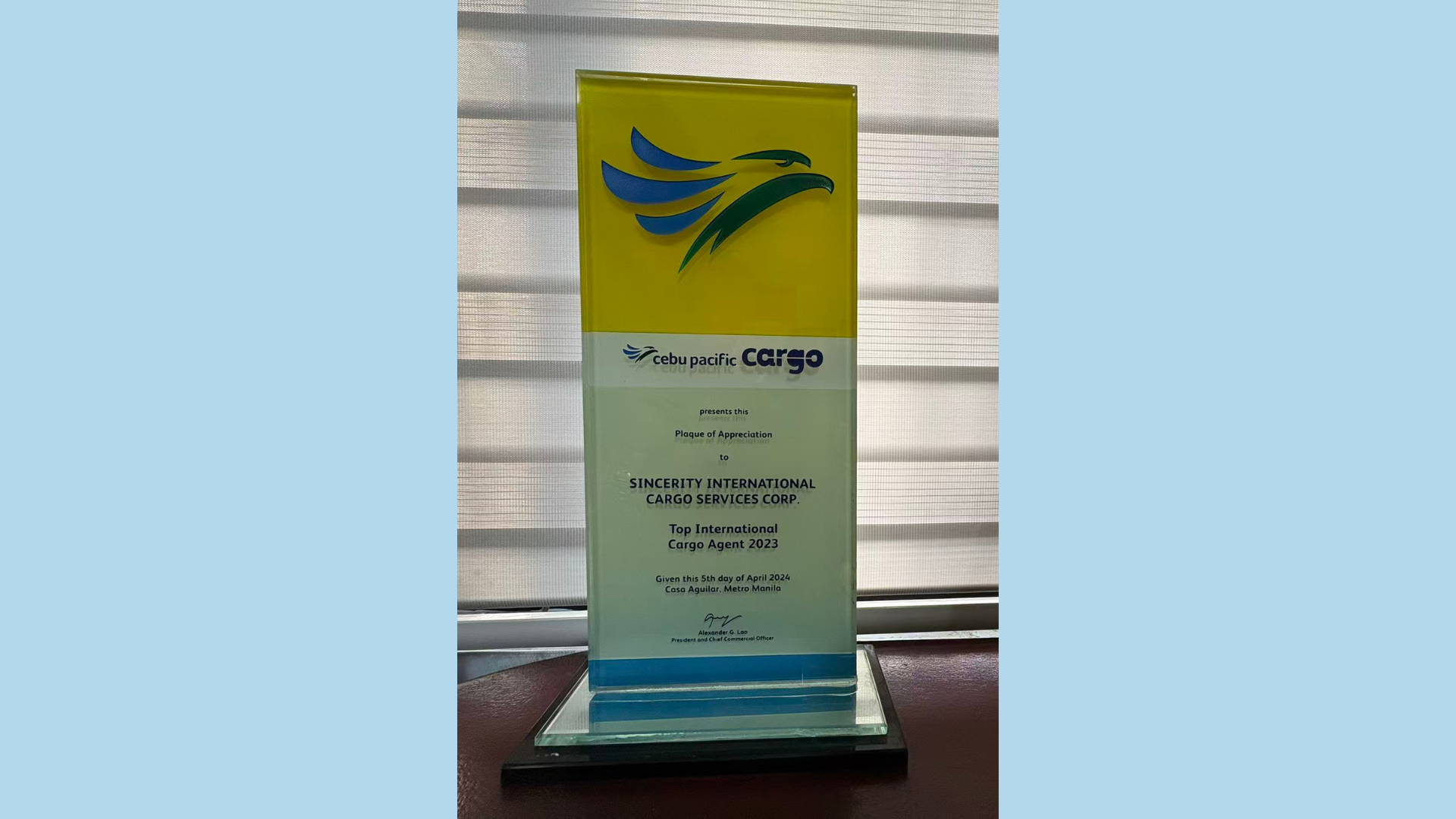 Cebu Pacific Award